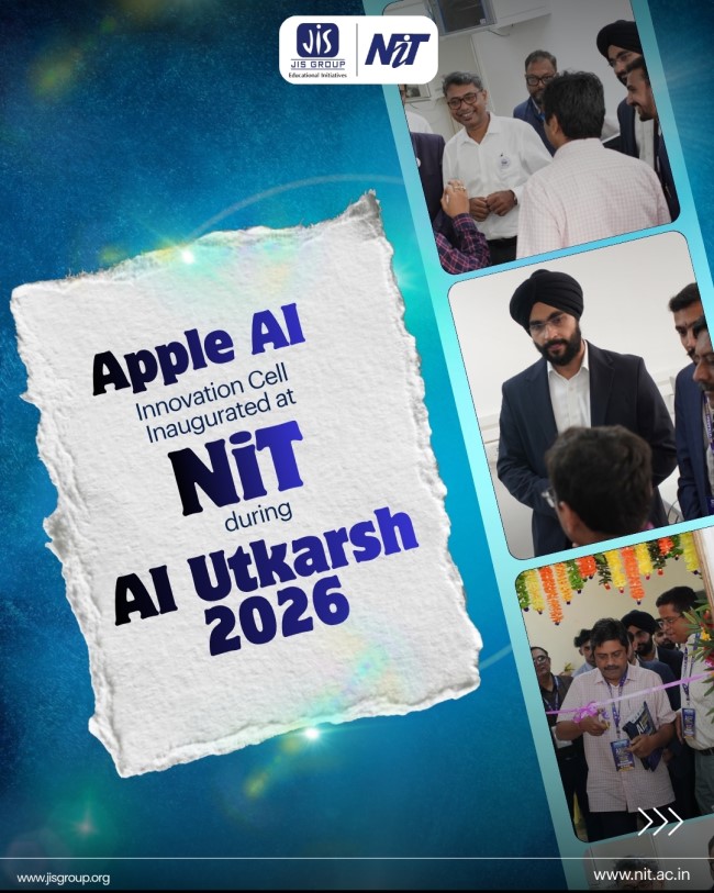 The Apple AI Innovation Cell has been inaugurated at Narula Institute of Technology