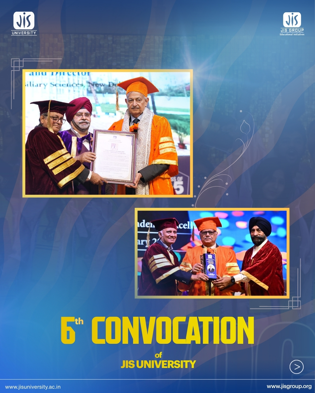 JIS University 6th Convocation 2026